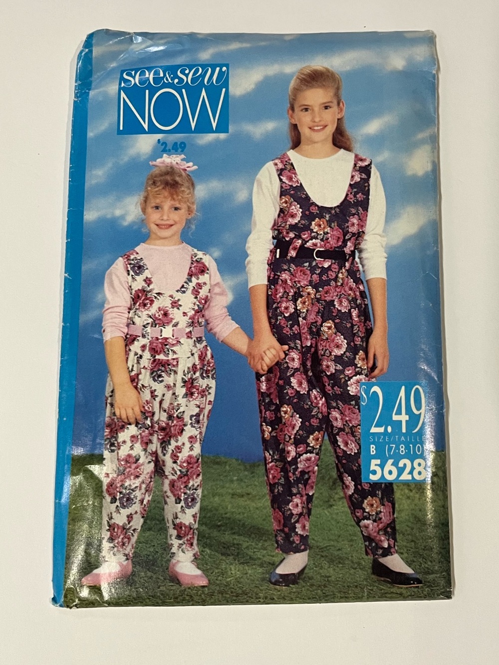 🧵3for12🧵 VTG See & Sew Pattern 5628 Girl’s Jumpersuit